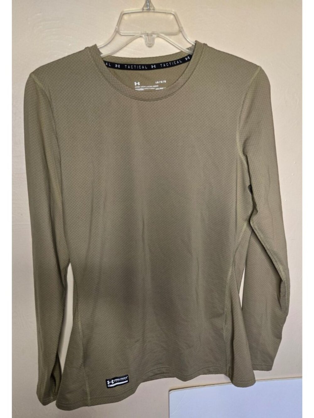 Under Armour Tactical Men's Waffle Long Sleeve Shirt Size Large Base Layer